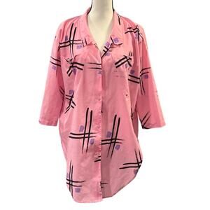 Bentley Women's Vintage 80's Button Down Blouse Size M